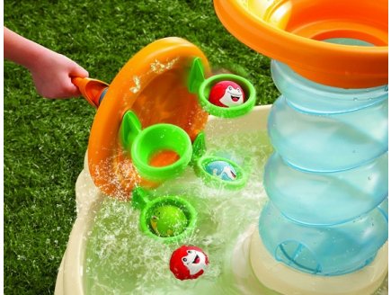 Table de jeux d'eau spiralin seas waterpark - Little tikes - jeu plein air