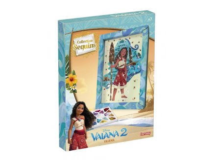 Tableau sequins Vaiana, l'héroïne Disney - Collection Lansay - Kit Loisirs Creatifs