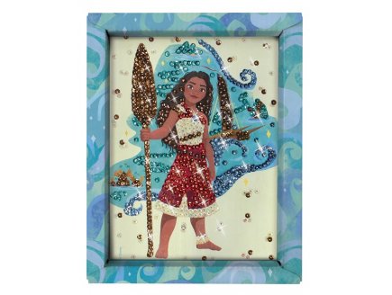 Tableau sequins Vaiana, l'héroïne Disney - Collection Lansay - Kit Loisirs Creatifs
