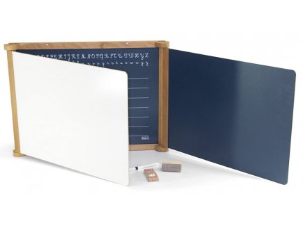 TABLEAU TRIPTYQUE MURAL EN BOIS 3 VOLETS - JEUJURA - 8795 - DOUBLE FACE