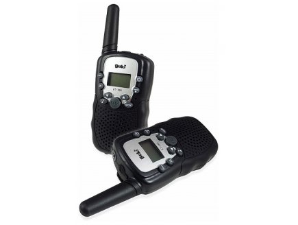 Talkie walkie noir enfant portee 3 km - buki nature - tw01 - espionnage
