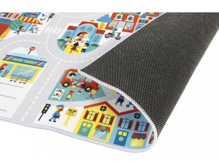 Tapis ville circuit voitures Cross Road 120 x 77,5 cm - Janod - J05910 - Chambre enfant