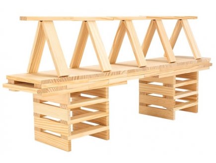 T�cap Classic 100 planchettes en bois - Jeujura - 8301 - Jeu de construction