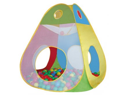 TENTE CABANE A BALLES BRODY + 100 BALLES - KNORRTOYS - 55305 - TENTE POP UP BEBE