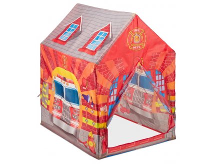 Tente de Jeu Caserne de pompiers, Fire Station - Maison, Cabane - Jouet Imagination