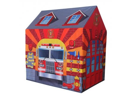 Tente de Jeu Caserne de pompiers, Fire Station - Maison, Cabane - Jouet Imagination