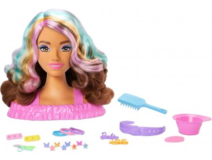 Tte  coiffer barbie chevelure brune et accessoires - color reveal - Mattel - jfg82