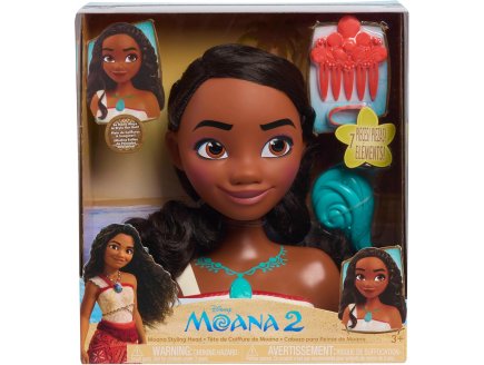 Tete a coiffer Disney : vaiana 2 - 7 pieces - poupee