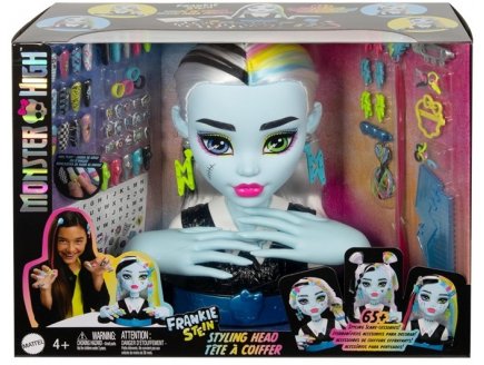 T�te � coiffer Monster High Frankie Stein 65 accessoires - Cheveux et Ongles - Mattel - HRP71