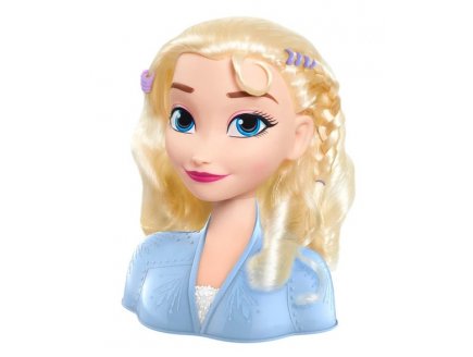 Tête à coiffer Reine des Neiges Elsa, 14 pièces - Disney Frozen - Coiffure Poupée