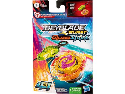 Toupie beyblade burst quad strike : flame pandora everlasting p8 type equilibre - Hasbro