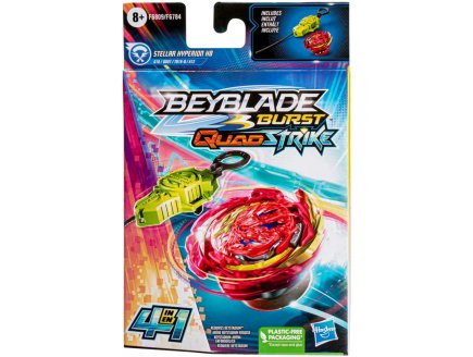 TOUPIE BEYBLADE BURST QUAD STRIKE : STELLAR HYPERION H8 TYPE ATTAQUE - HASBRO