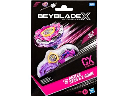 Toupie Beyblade x Antler Stag B 2-60HN CX - Type D�fense - Pack toupie et lanceur - Hasbro G1684