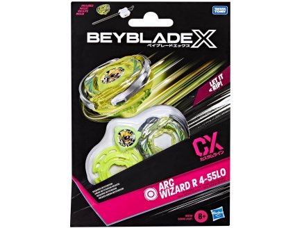 Toupie Beyblade x Arc Wizard R 4-55LO CX - Type Endurance - Pack toupie et lanceur - Hasbro G1679
