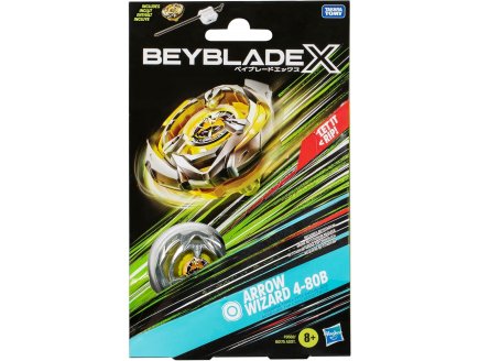 TOUPIE BEYBLADE X ARROW WIZARD 4-80B - TYPE ENDURANCE - PACK TOUPIE ET LANCEUR - HASBRO F9582