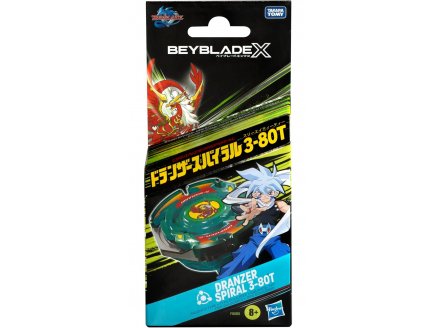Toupie Beyblade x Dranzer Spiral 3-80T - Type Equilibre - Pack toupie et lanceur - Hasbro F9585