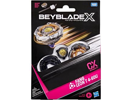 Toupie Beyblade x Fang Leon T 4-60U CX - Type Equilibre - Pack toupie et lanceur - Hasbro G2748