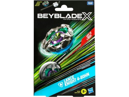 TOUPIE BEYBLADE X LANCE KNIGHT 4-80HN - TYPE DEFENSE - PACK TOUPIE ET LANCEUR - HASBRO G0184