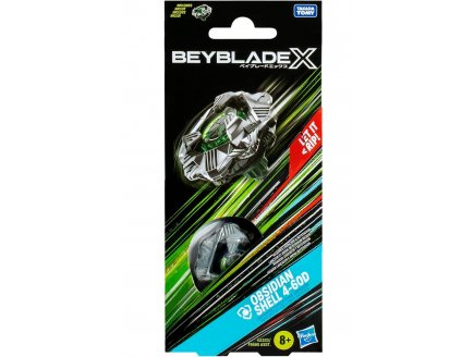 Toupie Beyblade x Obsidian Shell 4-60D - Type Défense - Pack toupie - Hasbro G1533