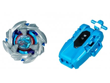 Toupie Beyblade x Pack Cobalt Dragoon 2-60C avec Lanceur  Corde Deluxe - Type Attaque - Pack toupie et lanceur - Hasbro G1491