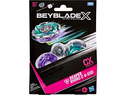 Toupie Beyblade X Reaper Rhino C 4-55D CX - Type D�fense - Pack toupie et lanceur - Hasbro G2746
