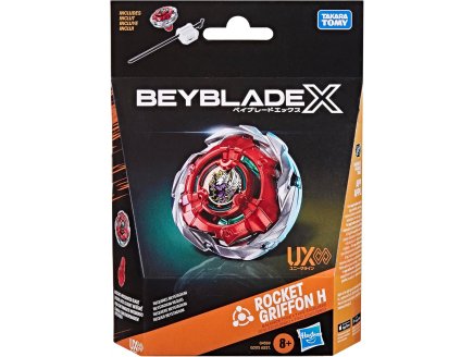 Toupie Beyblade x Rocket Griffon H UX - Type Equilibre - Pack toupie et lanceur - Hasbro G4561