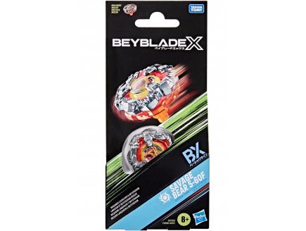 Toupie Beyblade x Savage Bear 5-60F BX - Type Attaque - Pack toupie - Hasbro G2735