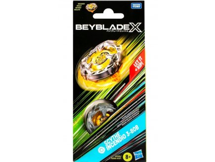 Toupie Beyblade x Scythe Incendio 3-80B - Type Endurance - Pack toupie - Hasbro G0285