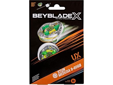 Toupie Beyblade X Stun Medusa 9-60GB UX - Type Endurance - Pack toupie et lanceur - Hasbro G2738