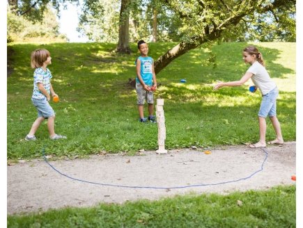Tour de pise geante en bois - jeu d'adresse exterieur
