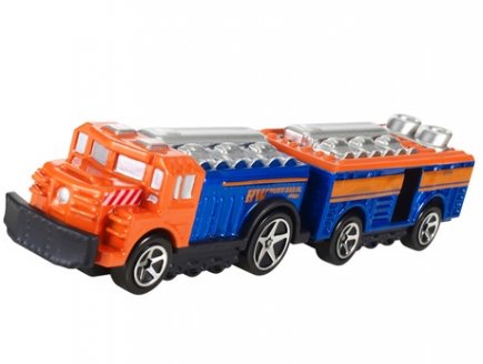 TRAIN BLEU ET ORANGE : CARGO CRUISER - HOT WHEELS - RAPID TRANSIT - MATTEL - V0137A