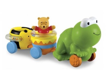 TRAIN DE L'AMITIE WINNIE L'OURSON - FISHER PRICE - JOUET A TIRER