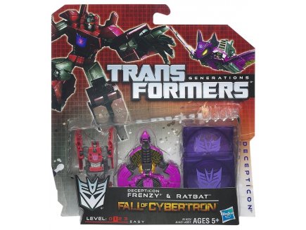 TRANSFORMERS DECEPTICON FRENZY ET RATBAT - FALL OF CYBERTRON - HASBRO - A1423