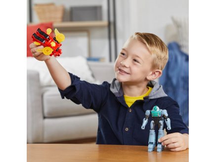 Transformers EarthSpark : Terran Twitch et Robby Malto - 2 Robots assemblables en 1 - Hasbro - F8438 - Figurine