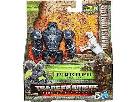 Transformers Optimus Primal Et Arrowstripe Of The Beasts Alliance - Gorille + Animal Sauvage - Hasbro - F4611 - Figurine