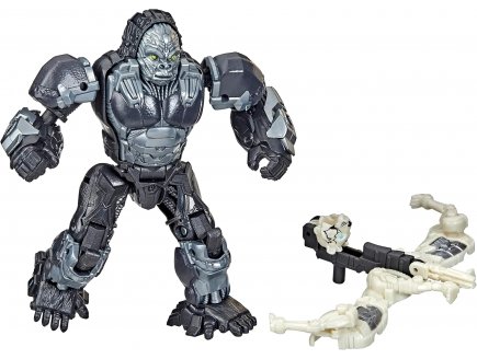 Transformers Optimus Primal Et Arrowstripe Of The Beasts Alliance - Gorille + Animal Sauvage - Hasbro - F4611 - Figurine