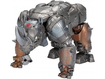 Transformers rise of the beasts - rhinos gris - robot transformable en rhinoceros - Hasbro - f4643