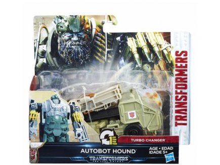 TRANSFORMERS THE LAST KNIGHT - CAMION AUTOBOT HOUND - TURBO CHANGER - HASBRO - C1314