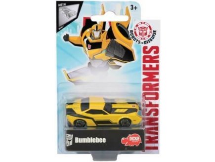 TRANSFORMERS : VOITURE BUMBLEBEE - VEHICULE MINIATURE METAL JAUNE - VOITURE - HASBRO