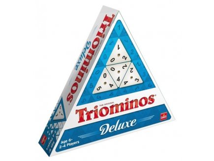 Triominos Deluxe 2-4 Joueurs, 56 Dominos Triangulaires - Goliath - 60726 - Jeu de soci�t� Classique