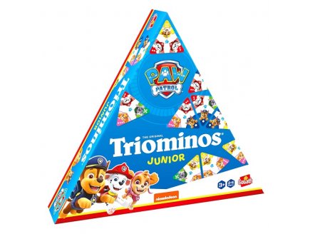 TRIOMINOS JUNIOR PAT PATROUILLE - DOMINO TRIANGULAIRE - PAW PATROL - GOLIATH - 931650 - JEU SOCIETE ENFANT