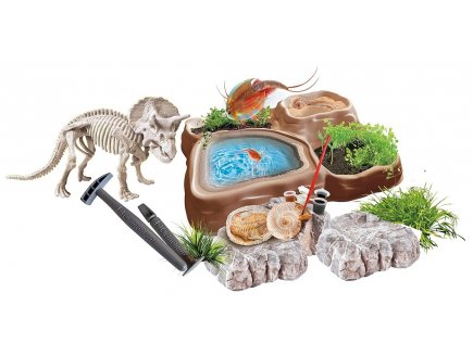 Triops et le monde des dinosaures - labo science & jeu - Clementoni - 52566 - prehistoire