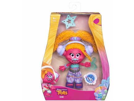 TROLLS DJ SUKI - FIGURINE 23 CM - DESSIN ANIME - HASBRO B7356