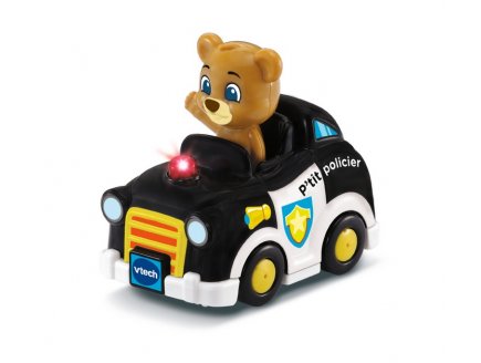 Tut Tut Bolides Véhicule Animaux Manoé p'tit policier - Vtech - Voiture interactive bébé