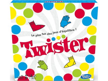 TWISTER VERSION CLASSIQUE - MB JEUX - HASBRO - JEU DE SOCIETE- JEU PLEIN AIR