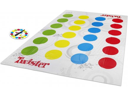 Twister version classique - Mb jeux - hasbro - jeu de societe - jeu plein air