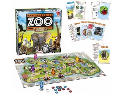 Une saison au zoo le jeu du soigneur - Lansay - 75029 - jeu de societe