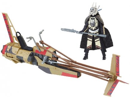 Vaisseau star wars speeder attaque + enfys nest - force link 2.0 - figurine - vehicule - Hasbro - e1260