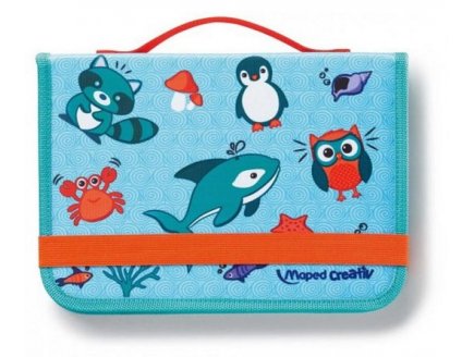 Valisette ardoise dessins effacables animaux - travel board - Maped creativ - 969310
