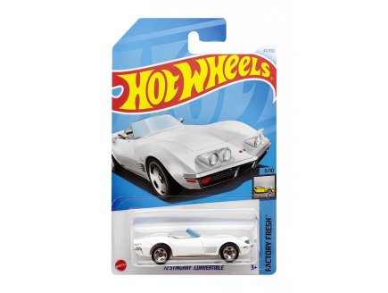 VEHICULE 72 STINGRAY CONVERTIBLE HOT WHEELS 1/64 - HW FACTORY FRESH 5/10 - MATTEL - HTC50 - PETITE VOITURE METAL